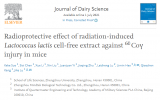 郑州大学食品生物技术团队最新研究：电离辐射诱导可增强乳酸乳球菌胞内物的辐射防护功能